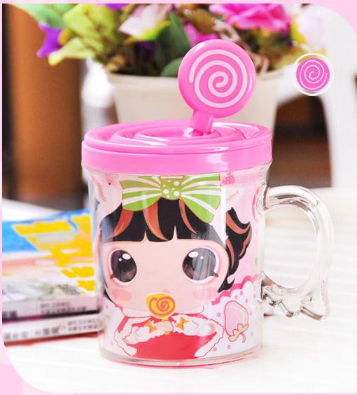 DOUBLE WALL PLASTIC BOTTLE(LOLLIPOP SERIES)-WF00666